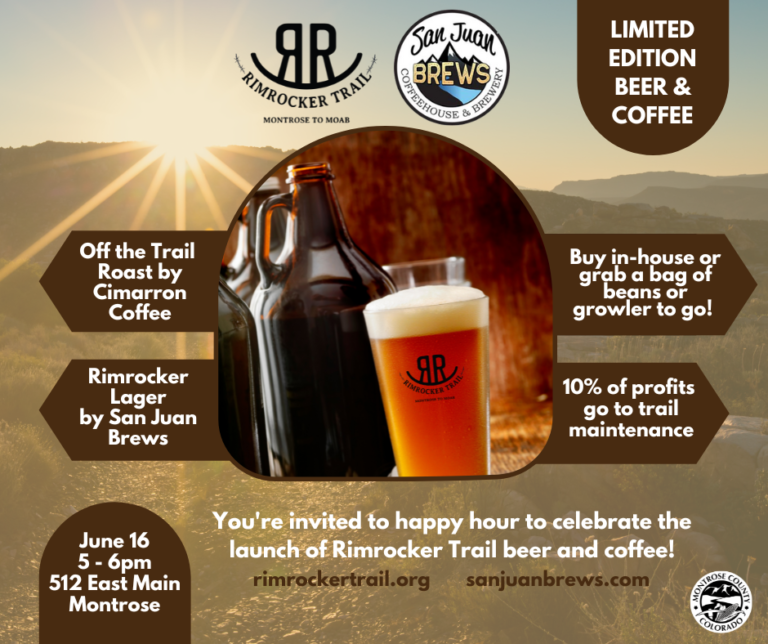 Montrose County and San Juan Brews Launch Rimrocker Trail Beer and Coffee 