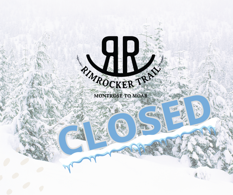Rimrocker Trail Closed for the Winter